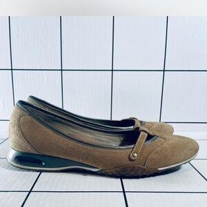 Y2K Cole Haan and Nike Air Tan Suede Flats - 8 Womens